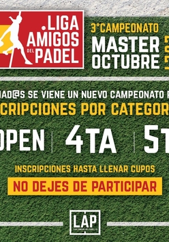 Cartel del torneo