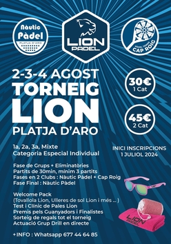 Cartel del torneo