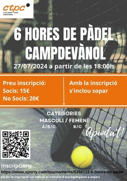 Cartel del torneo