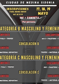 Cartel del torneo