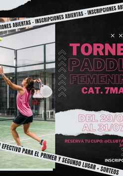 Cartel del torneo