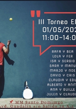 Cartel del torneo