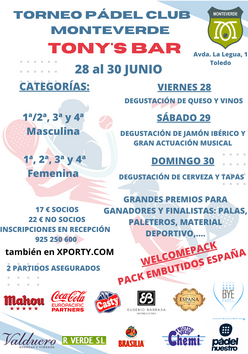 Cartel del torneo