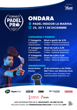 Cartel del torneo