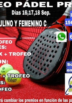 Cartel del torneo