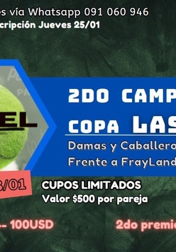 Cartel del torneo