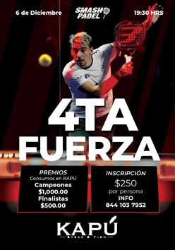 Cartel del torneo