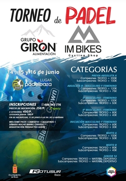 Cartel del torneo