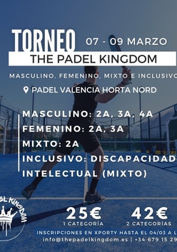 Cartel del torneo