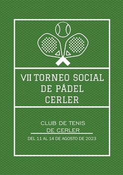 Cartel del torneo