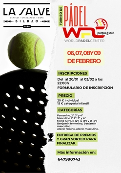 Cartel del torneo