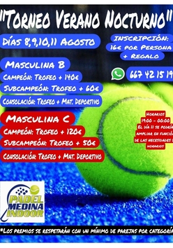 Cartel del torneo