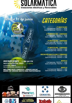 Cartel del torneo