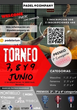 Cartel del torneo