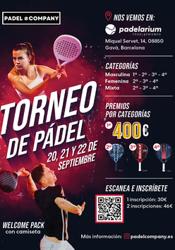 Cartel del torneo