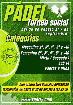 Cartel del torneo