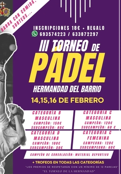 Cartel del torneo